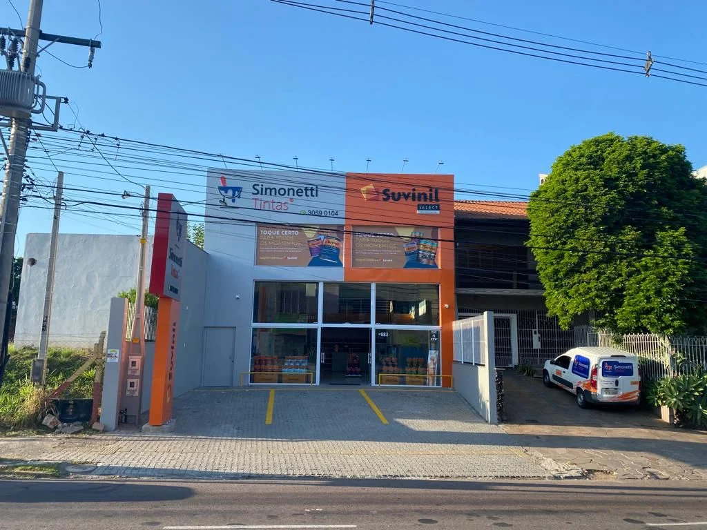 Fachada da Loja Simonetti Tintas